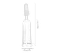 JHKNNK Punte per Fiale Erogazione Liquidi 6Pz in Tpe Trasparenti per Uso Professionale Laboratorio e Domestico