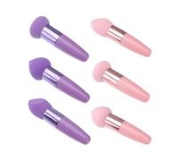JHKNNK Set 2 Spugnette Trucco Morbide Manico a Penna, Spugna per Cipria e Fondotinta, Accessori Cosmetici Portatili per Applicazione Viso, Adatte a Donne e Regalo Moda