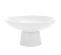 JHKNNK Vassoio Porta Torta e Piatto in Ceramica Bianco, Alzata per Dolci e Prodotti Secchi, Supporto per Esposizione Snack, Adatto a Matrimoni e Tavole per Torte