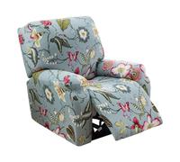 JHLD Copripoltrona Elastico Relax 4 Pezzi, Copripoltrona Relax Reclinabile 1 Posti Spandex Copripoltrona Reclinabile Lavabile Divano Protector Slipcovers-14-4 pezzi