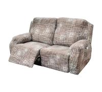 JHLD Copripoltrona Elastico Relax Con Tasche, 1/2/3 Posti Copripoltrona Relax Reclinabile Lavabile Divano Protector Slipcovers Con Fondo Elastico-09-2 posti