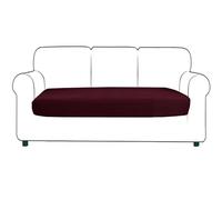 JHLD Copriseduta Divano Elasticizzato 3 posti Vino rosso
