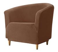 JHLD Velluto Copripoltrona Chesterfield, Morbido Copripoltrona Club Elasticizzato Tub Chair Copripoltrona Fodera per Divano per Soggiorno Camera da Letto-caffè Profondo-Tub Chair