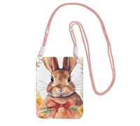 JHLMN Piccole borse a tracolla per le donne borsa del telefono cellulare mini portafoglio del telefono cellulare coniglietto rosetta borsa del telefono cellulare