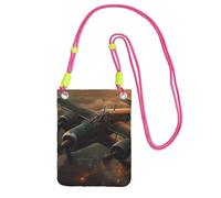 JHLMN Piccole borse a tracolla per le donne borsa del telefono cellulare mini portafoglio del telefono cellulare della guerra mondiale borsa del telefono cellulare
