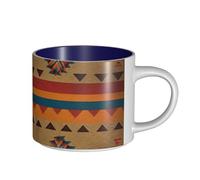 JHLMN Tazza da caffè in ceramica da 425,2 g, tazza da caffè con manico grande, tazze da tè native novità grandi tazze da viaggio in porcellana per uomini donne ufficio lavoro