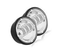 JHMHCOQ Faro Moto FANALE ANTERIORE Per Touring Per Electra Per Glide Faro Anteriore A LED Da 7" Con Proiettore + 4 Fendinebbia E 1/2 Staffa Per(4.5 inch chrome)