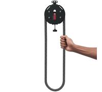 JHOMHF Allenatore di Corde Senza Fine con Puleggia A Resistenza Regolabile for Esercizi Aerobici di Resistenza della Parte Superiore del Corpo Allenamento Coordinazione di Tutto Corpo(Red)