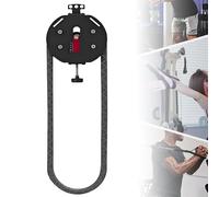 JHOMHF Allenatore Portatile con Puleggia A Corda Infinita Macchina con Cavo di Resistenza Regolabile E Silenziosa con Corda Resistente for Allenamenti Completi A Casa E in Palestra(Red)