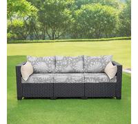 JHOMHF Copridivano elasticizzati for uomo donna copridivano morbidi con strisce stampate protezione for divani componibili(Color17,S-1PCS)