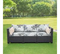 JHOMHF Copridivano elasticizzati for uomo donna copridivano morbidi con strisce stampate protezione for divani componibili(Color20,L-1PCS)