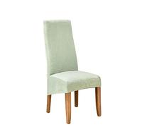 JHOMHF Coprisedia Grande Coprisedia in Velluto Coprisedie Elasticizzati Lavabili E Rimovibili per Sala da Pranzo Banchetti Hotel(Green,Set of 6)