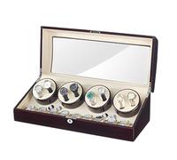 JHOMHF Scatola Illuminata For Galleria Degli Orologi 8 Caricatori Automatici E 9 Nicchie Espositive Con Illuminazione D'accento A LED, Spazio Curato For Scatole For Orologi Da Uomo Donna