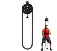 JHOMHF Sistema Portatile di Pulegge for Cavi Endless Rope Trainer con Resistenza Regolabile for Palestra Domestica Allenamento Completo del Corpo for La Coordinazione di Braccia Schiena