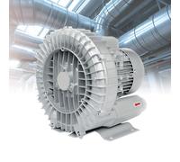 JHOMHF Souffleur anneau Vortex monophasé/triphasé 220V/380V souffleur Canal latéral régénératif Pompe Vide industrielle pour dépoussiérage Ventilation d'usine Circulation d'air(380v,550W)