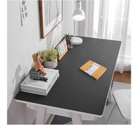 JHOMHF Tappetino per Tavolo da Pranzo E da Ufficio in Pelle PU Cuscinetto da Scrivania Grandi Dimensioni A Prova di Calore Tappetino Protettivo da Scrivania Impermeabile(Black,80x160cm)