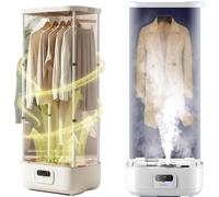 JHOMHF Vaporizzatore Portatile For Indumenti 900W Vaporizzatore Automatico Intelligente For Tessuti Con Telecomando Funzione Aromaterapia Rimozione Rapida Delle Rughe For Viaggi Casa