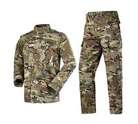 JHOOLE Tuta Mimetica Maschile Tuta Mimetica Militare da addestramento Militare for Esterni (Color : Camouflage, Size : M)
