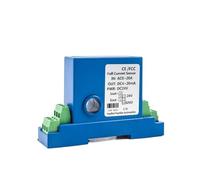 JHPWKRMU Sensore di Corrente 0-20 mA Uscita 0-5 V 0-10 V Trasduttore di Segnale Amperometro CA Perforato 24 V CC(0-5V Output,0-10A DC_12MM Aperture)