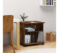 JHQHSM Armadietto a rotelle, per stampante, ufficio, armadietto, scrivania, mobiletto, credenza, adatto per soggiorno, studio, ufficio, scuola, incenso, 60 x 45 x 60 cm, materiale in legno