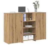 JHQHSM Banco Reception, Tavolo da Lavoro Desk Scrivanie Scrivania da Ufficio Scrivania Adatto per Hall di hotel Soggiorno Cliniche mediche Ufficio 155x50x103,5 cm in Legno Multistrato