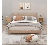 JHQHSM Comodini a Muro 2 pz, Comodino Camera da letto Bedside table Comodino Sospeso Armadietto Tavolino da letto Adatto per Soggiorno Studio Camera da letto Dormitorio Rovere Sonoma 50x30x47 cm