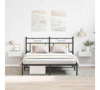 JHQHSM Comodini Pensili 2pz, Mobile camera da letto Tavolino da letto Comodino notte Comodini sospesi Adatto per Soggiorno Studio Dormitorio Bianchi 40x30x15 cm in Legno Multistrato