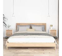 JHQHSM Comodino scandinavo, bianco, 40 x 30 x 55,5 cm, in legno e ferro, con cassetto e scomparto per lo spazio, piastra superiore stabile e piedini in metallo, set da 2 pezzi per soggiorno