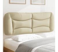 JHQHSM Cuscino per testiera Hvar Crema, 120 cm, con chiusura lampo e chiusura in per illuminazione a LED, design traspirante e durevole per un ottimale