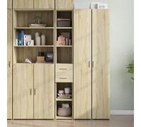 JHQHSM Highboard Sonoma Rovere 30 x 42,5 x 185 cm Armadio in legno con molto spazio, materiale durevole per un design senza tempo, resistente all'umidità e stabile, semplice