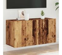 JHQHSM Mobile da parete per TV, 80 x 30 x 41 cm, con ampio spazio per dispositivi multimediali e accessori, robusto materiale in legno con elevata resistenza all'umidità,