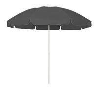 JHQHSM Ombrellone da Spiaggia, Decentrato Parasole Ombrellone da giardino Ombrelloni da esterno Ombrellone da balcone Adatto per Spiaggia di sabbia Bar Piscina Giardino Antracite 240 cm