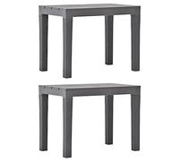 JHQHSM Panchina da giardino, 2 pezzi, resistente alle intemperie, per esterni, per giardino, giardino, giardino, giardino, giardino, in plastica