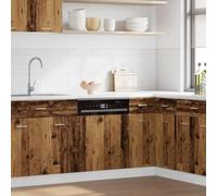 JHQHSM Pannello Lavastoviglie “Lyon” in Legno Antico 45x3x67 cm, Truciolato Resistente per Cucina, Protezione Antiumidità e Deformazione, Facile Pulizia con Panno Umido, Design