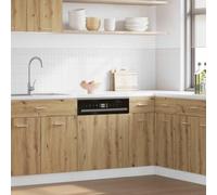 JHQHSM Pannello Lavastoviglie “Lyon” Rovere Artigianale 45x3x67 cm in Truciolato Resistente per Cucina, Protezione Antiumidità e Antideformazione, Facile Pulizia con Panno Umido,