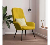 JHQHSM Poltrona relax in velluto giallo senape moderna con struttura in metallo per stabilità e comfort, tessuto di velluto di lusso per morbidezza e durata, design elegante