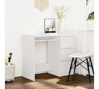JHQHSM Scrivania, Scrivania per computer Desk Scrivanie Tavolo da Lavoro Tavolo per computer da ufficio Adatto per Soggiorno Sala studio Dormitorio Ufficio Bianca 90x45x76 cm in Legno Multistrato