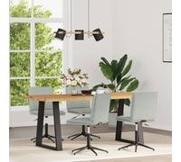 JHQHSM Sedie da sala da pranzo, 4 pezzi, velluto grigio chiaro, con robusto telaio in metallo e seduta regolabile in altezza, per un comfort duraturo nella zona giorno, design elegante e morbido