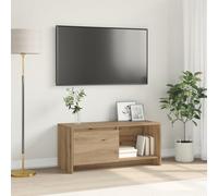 JHQHSM Supporto per TV in legno di quercia artigianale con 6 scomparti a forma di cubo per conservazione e organizzazione moderni, robusto materiale in legno dall'elegante forma rettangolare,