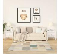 JHQHSM Tavolino da salotto, da salotto, da console, da tè, da divano, comodino, adatto per camera da letto, corridoio, soggiorno, 2 pezzi, bianco, 50 x 50 x 49 cm, legno massiccio di pino