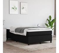JHQHSM Telaio letto nero 120 x 200 cm, telaio del letto in tessuto con gambe di supporto stabili e doghe in compensato per un sonno migliore. Si prega di verificare la conformità a tutti i requisiti