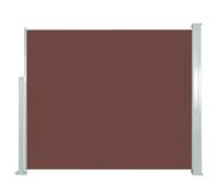 JHQHSM Tenda Laterale Retrattile, Tenda da sole per esterno Paravento esterno Copertura Privacy Balcone Tenda a Scorrimento per terrazza per Patio Giardini Balconi Piscina 100x500 cm Marrone
