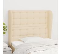 JHQHSM Testiera ad Orecchio Crema 93x23x118/128 cm in Tessuto con Gambe in Legno e Altezza Regolabile per Supporto Schiena e Design Elegante **Analisi dei requisiti