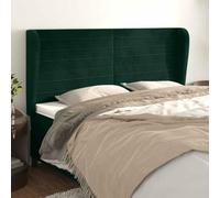 JHQHSM Testiera ad Orecchio in Velluto Verde Scuro 163x23x118/128cm con Gambe in Legno e Altezza Regolabile per Supporto Schiena e Design Elegante **Analisi dei requisiti