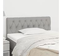 JHQHSM Testiera classica grigio chiaro 90x7x78/88 cm tessuto regolabile in altezza con gambe in legno stabili per un sostegno traspirante e una camera da letto durevole