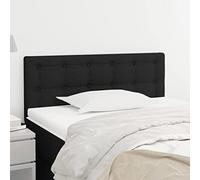 JHQHSM Testiera classica nera 100 x 5 x 78/88 cm tessuto per un look elegante e un supporto eccellente nel letto. Questa testiera classica dal design elegante conferisce al tuo