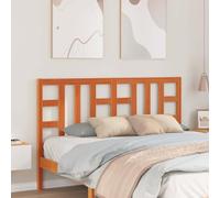 JHQHSM Testiera marrone cerato 150 cm legno massello di pino con gambe stabili per uno schienale eccellente come rivestimento rustico