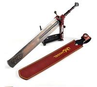 JHRFU Modello di Executioner's Sword , Lunghezza 30 Cm, Interamente in Metallo, Due Colori Disponibili, Confezione Regalo, con Espositore, Oggetti da Collezione O Regalo,Bronzo