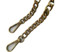 JHSDHYD Catena per Borsa Accessori di Ricambio for Catene Borse in Metallo e Alluminio for a Tracolla tessute a Mano Cinghie Staccabili Fatte a Fai-da-Te per Fai da Te(Bronze,120cm)