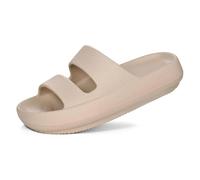 JHSDHYD Ciabatte Gomma Sandali ortopedici da donna, sandali da recupero morbidi, pantofole estive leggere con supporto for l'arco plantare(Khaki,41)